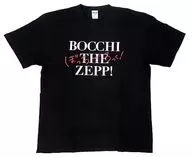 Goto Hitori Big Logo T-shirt Black XL Size "Bochi, Za, Roku! ×Zepp"