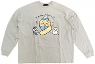 兔子(滑雪板)大版L/S T恤灰色M尺寸