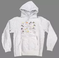 Gathered Hoodie Gray, Free Size "Haikyu! X Sanrio Character Connector's Pop Up Corner in TSUTAYA" Limited to TOHO animation STORE