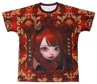 Aizome Karen Yellow Clam Kaoru Design ZOC Winner T (T-Shirt) FINAL Red Free Size "ZOC TOUR 2021" NEVER TRUST ZOC "