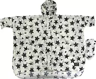 船梨精雨披白色×黑色均码