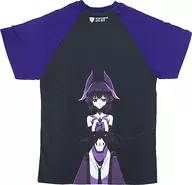 小日向未来 キャラクターTシャツ ブラック×パープル Lサイズ 「戦姫絶唱シンフォギアG」 シンフォギアライブ2013グッズ