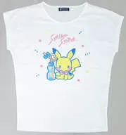 [破損品] ピカチュウ(サイコソーダ) ドルマンスリーブTシャツ ホワイト フリーサイズ 「ポケットモンスター」 ポケモンセンター限定