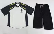 梟谷 Gakuen High School interior replica white x gray ladies L size "Haikyu! x gokurakuyu RAKU SPA The best high cue day (Jitsu)"