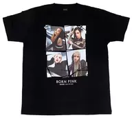 BLACKPINK photo t-shirt BORN PINK black L size "BLACKPINK WORLD TOUR [BORN PINK] JAPAN"