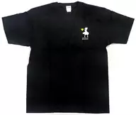 Inaba Haneru Big T-Shirt Black XXL "Virtual YouTuber Yukan Kissa Amamare"