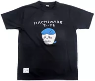 Hachiware Half Sleeve T-Shirt Black Men L Size "Little Cute Little Thing x Shimamura" Shimamura Online Store Only