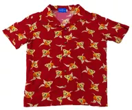 Cleo Aloha Shirt Red S Size "Disney" Tokyo Disney Resort Limited