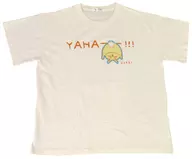 うさぎ(YAHAー!!!) Tシャツ ホワイト レディースLLサイズ 「ちいかわ なんか小さくてかわいいやつ×しまむら」