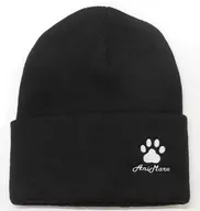 ロゴ(足跡デザイン) ニット帽 「バーチャルYouTuber 有閑喫茶あにまーれ」 サプライズボックスグッズ