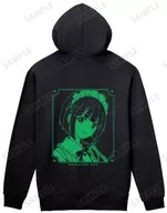 Ono Shiragiku Back Print Zipper Hoodie Black Men L Size "Goddess's Cafe Terrace"