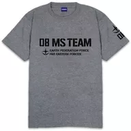 Logo Heavyweight T-Shirt Mix Gray XL Size "MOBILE SUIT GUNDAM: THE 08th MS TEAM"