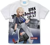 塔斯卡盧瑟福圖案T恤白色XL尺寸