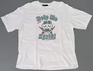 Hachiware Big T-Shirt Help Me Again! White L Size "Chii Kawa, It's so small and cute. It's super sweet. Chii Kawa"