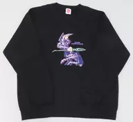 Black Magician Sweat Pullover (Long Sleeve) Black Men L Size "Yu-Gi-Oh! Duel Monsters 25th Anniversary ×GU"