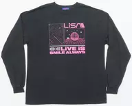 LiSA ロンT ～LANDER Ver.～(Tシャツ) ブラック Lサイズ 「LiVE is Smile Always～LANDER～」 