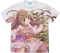 Yoshino Yoda Full-Graphic T-Shirt White L Size "idol Master Cinderella Girls"