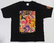 Momoiro Clover Z (boxed) QUEEN OF STAGE T-shirt black L size "MOMOIRO CLOVER Z 15th Anniversary Tour 『 QUEEN OF STAGE 』"