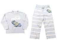Squirtle Bebi Moko Jacquard Pulleover & Long Pants Set Blue Ladies Free Size "Pokémon Pokemon Sleep meets GELATO PIQUE"