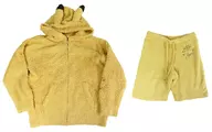 Pikachu Hoodie & Shorts Set Yellow S Size "Pokémon Pokemon Sleep meets GELATO PIQUE"