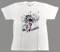 Snow Miku (ワダアルコイラスト) oficial T-shirt branca de tamanho L "SNOW MIKU 2022"