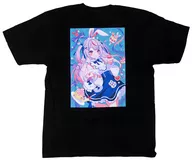 Mimi 兎咲 T-Shirt Black XL Size "Virtual YouTuber Buisupo! 兎咲 Mimi 3 Year Anniversary Memorial 2023"
