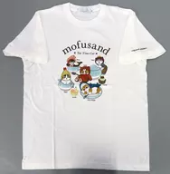 Tea Time Cat Tシャツ ホワイト Mサイズ 「mofusand展」