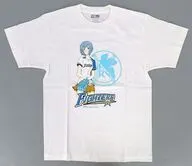 Ayanami Ray 12 Team Collaboration T-shirt Black M Size "Evangelion New Theater Version : Qx hokkaido Nippon fiambre Fighters"