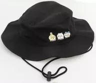 Little Kawa & Hachiware & Usagi Safari Hat Black "Little Kawa is Small and Cute ×Avail"