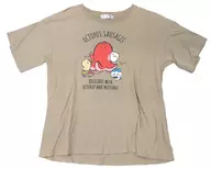ちいかわ＆ハチワレ＆うさぎ(タコさんウインナー) 半袖Tシャツ ブラウン LLサイズ 「ちいかわ なんか小さくてかわいいやつ×しまむら」