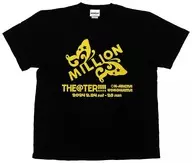 ロゴ 公式Tシャツ ブラック Mサイズ 「THE IDOLM＠STER MILLION LIVE! 10thLIVE TOUR Act-4 MILLION THE＠TER!!!!」
