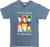 Tokai On Air 10th Anniversary T-Shirt Gray M Size