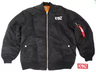 KMNZ (logo) special order bomber jacket black L size "Virtual YouTuber KMNZ (ケモノズ)" KMNZ 1st ONEMAN LIVE PROJECT crowdfunding return item