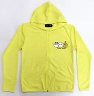Little Kawa & Hachiwale & Rabbit Dry ZIP Parker Yellow S-Size "Little Kawa is Small and Cute"