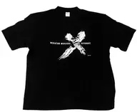 [単品] ロゴ ビッグシルエットTシャツ ブラック Lサイズ 「メガトン級ムサシ シーズン2」 先行上映会 参加記念品