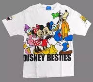 Mickey and Friends (DISNEY BESTIES) T-shirt white M size "Disney" Tokyo Disney Resort limited