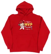 大谷翔平#17(ロサンゼルス・エンゼルス) Fanatics 2023ア・リーグMVP記念 イラストパーカー レッド Mサイズ