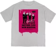 Sanzo Icshi BIG silhouette gris unisex tamaño L "Saiyuki 25 th EXHIBITION"