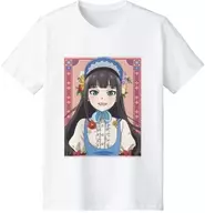 ダイヤ(花祭り村娘ver.) 描き下ろしイラスト Tシャツ ホワイト メンズLサイズ 「幻日のヨハネ -SUNSHINE in the MIRROR-」