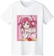 ルビィ(花祭り村娘ver.) 描き下ろしイラスト Tシャツ ホワイト メンズMサイズ 「幻日のヨハネ -SUNSHINE in the MIRROR-」