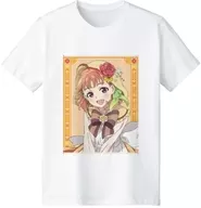 チカ(花祭り村娘ver.) 描き下ろしイラスト Tシャツ ホワイト メンズLサイズ 「幻日のヨハネ -SUNSHINE in the MIRROR-」