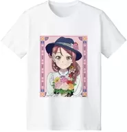 リコ(花祭り村娘ver.) 描き下ろしイラスト Tシャツ ホワイト メンズLサイズ 「幻日のヨハネ -SUNSHINE in the MIRROR-」