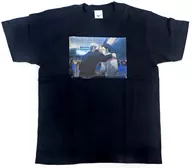 勇利 Katsuo & Coach Victor (official drawing C) T-shirt navy blue M size "YURI!!! ON ICE × mizuno 5th anniversary collaboration 2nd" limited order production