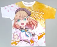 日野下 花帆 Full Graphic T-Shirt Love Live! Believers Ver. White Free Size "Dream Rennosky Jogakuin School idol Club"