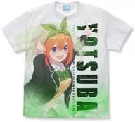 Yotsuba Nakano full graphic T-shirt white M size "The Quintessential Quintuplets ∽」"