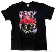 Main Visual T-Shirt Black L Size "YAKUZA 『 Scattered Men Exhibition 』"