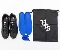 Aoyagi 冬弥 Vivid BAD SQUAD×NOWHEREBOY Street Sneaker negro x azul XL size "プロジェクトセカイ colorful stage! feat. Miku Hatsune ×ZOZOTOWN vol. 2"