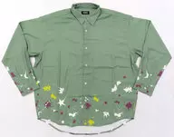 草薙寧々 ワンダーライズ×ショウタイム splash print shirts(スプラッシュプリントシャツ) グリーン Mサイズ 「プロジェクトセカイ カラフルステージ! feat. 初音ミク×ZOZOTOWN vol.2」