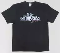 Logo Official T-Shirts (5th EVENT-YELL-Ver.) Black XL size "Uma Musume Pretty Derby 5th EVENT ARENA TOUR GO BEYOND-YELL -"