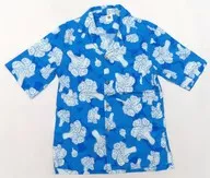 Allover Pattern Aloha Shirt Blue L Size "Mob Psycho 100 III Special Event ~ Spiritual and Counseling Center Large Consultation Meeting ~"